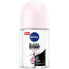 Nivea Women Invisible Black  White Clear Roll On 25 Ml - Scent Type default - View 1