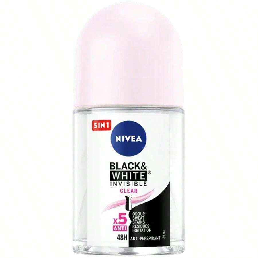 Nivea Women Invisible Black White Clear Roll On 25 Ml - Scent Type default - View 1