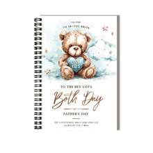 100-Page Cute Watercolor Bear Pattern Spiral Notebook With "LOVE YO'S" Warm Text, Suitable For Birthday And Other Occasions. Large Capacity, 50 Sheets, Ideal For Work, Study, Daily Planning, Exquisite And Practical, Great Gift Choice For Graduation, Birthday, Etc. - B - View 3