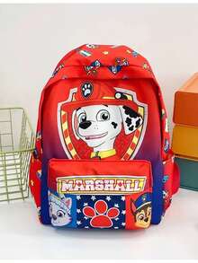 Paw Patrol Boys' Blue Backpack, Dog-Themed Design For Chasing Cases, Comfortable Adjustable Straps, Cartoon Children's School Bag - A - View 14