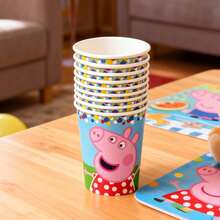 小豬佩奇派對一次性餐具組 Teller Becher Servietten Pappteller 52件/套 - PF-WEM-01 - 查看 4