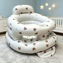 Baby Inflatable Seat Infant Support Seat Baby Sitting Up Chair Toddler Inflatable Sofa For 4 Months  Up - A - View 2