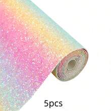 20*15cm 金蔥捲布，手工髮夾、Perler 珠飾、吊飾、DIY 珠寶製作、鑰匙圈裝飾材料，超亮紙，手工藝品 - 彩色 - 查看 6
