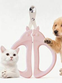 1pc Professional Cat Nail Clippers With Safety Guard Round Hole Anti Bleeding, Perfect For Cats Of All Sizes And Breeds - single hole - View 4