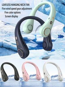 便攜式掛脖風扇 無葉風扇 數位顯示 5段可調風速 適合室內/戶外 戶外運動頸掛扇 假期必備 春夏精選 伴娘禮物 房間 海灘 旅行 男士女士通用 度假可愛小物 母親節禮物 花園 夏季 柔軟手感 畢業典禮 畢業祝賀 便攜工具 夏季必備 免手持 - 彩色 - 查看 11