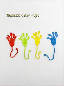 1/10/20 Main collante de couleur aléatoire, cadeau, main collante extensible de couleur, cadeau, paume collante élastique au mur, cadeau, paume collante amusante et intéressante, cadeau, petit cadeau de fête, petit cadeau de farce et de plaisir, petit outil de paume collante déformable, décoration de jeu de fête - Multicolore - Voir 10