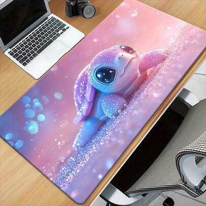 1pc Crystal Tortoise Shell Pattern High-Definition Printed Rubber Non-Slip Desk Mat, Multifunctional Extra Large Mouse Pad, Keyboard Gaming Mouse Pad, Office Computer Gamer Desk Mat. Suitable As A Gift For Family And Friends.