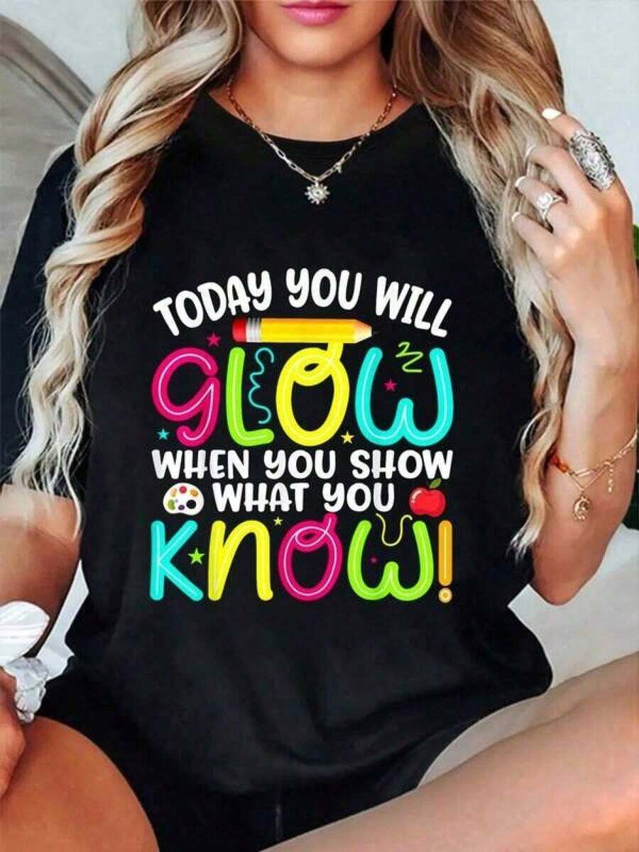 Women T-Shirts - Black - View 1