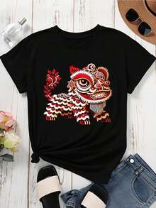 Women T-Shirts - Black - View 2
