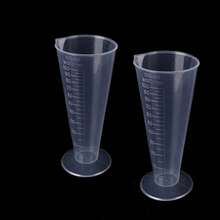 2pcs Plastic Measuring Cups, 100ml, With Pouring Spout, Kitchen Tool, Kitchenware - White - View 7