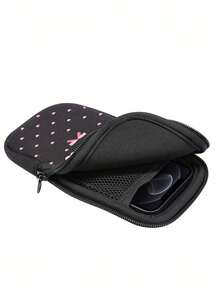 New Bear Pattern Direct-Insert Phone Protective Case/Storage Bag - Outdoor Phone Storage Bag, Direct-Insert Design, Anti-Drop And Dust-Proof, With Warm Elastic Lining, Portable And Easy To Carry; Perfect For Daily Commute, Outdoor Travel And Vacation, Essential Travel Accessory, Teacher's Day Gift, Vacation Essential - Multicolor - View 9