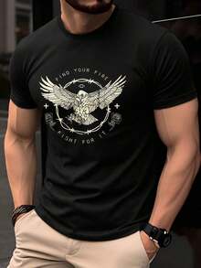 Camiseta de manga corta de verano, tejido de poliéster, estilo multifuncional, edición ancha, peso 180 gramos, 1 pieza - Negro - Ver 6
