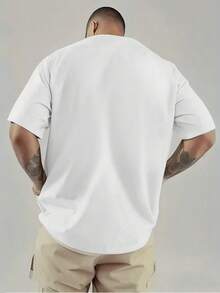 Herren T Shirt Mode Bequem Sommer Freizeit Top Atmungsaktiv Neu  Fashion - 白色 - 查看 3