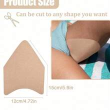 10 Peças/Pacote Faixas Invisíveis Anti-Atrito para Coxas, Almofadas Protetoras Transparentes Anti-Fricção para Coxas Internas e Panturrilhas Femininas, Proteção Confortável - Visão 4