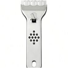 Rascador Metálico de Acero Inoxidable - Herramienta Resistente para Limpieza de Cocina - Plateado - Ver 3