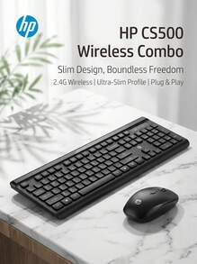 HP Ultra-Thin Wireless Keyboard And Mouse Set, Mini And Portable, Power-Saving With Automatic Sleep Mode, Silent Ultra-Thin Keyboard, Suitable For Laptops, Desktops, Office And Home Use. - View 8