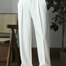 New Lightweight Business Casual Pants For All Seasons, Perfect For Commuting And Everyday Wear - White - View 2