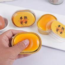 1件 2026新款起司蛋糕軟捏壓力紓壓玩具，逼真食物裝飾品，逼真甜點模型桌面裝飾，適合生日、節日、聖誕派對禮物 - 彩色 - 查看 3