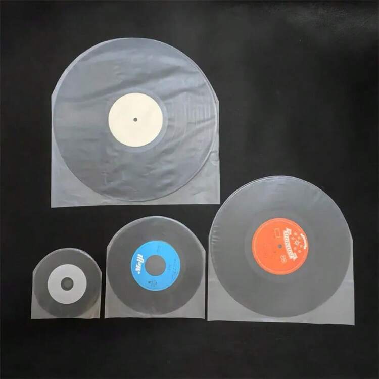 7/10/12 Inch Transparent Anti-Static LP Inner Sleeves, Suitable For 12 Inch Vinyl Records, Providing Protection For LP Vinyl Record Collection. - 7inch 50pcs - View 5