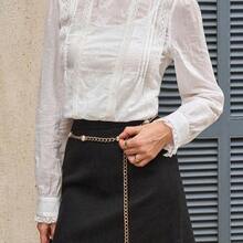 Women Blouses & Shirts - 白色的 - 查看 6