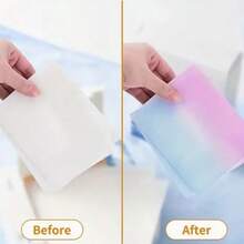 100pcs Earth Mama Laundry Detergent Sheets, Washing Machine Color Catcher Sheets, Prevent Clothes From Dye Transfer, Absorb Colors Shed During Laundry, Prevent Stain Transfer, Unscented, Suitable For Home And Commercial Washing Machines - Multicolor - View 8