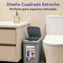 15L Smart Sensor Trash Cans, Soft-Close Lid, Odor Lock, Available In Various Colors, Suitable For Kitchen, Bathroom, Living Room, Office - Batteries Not Included - 查看 6