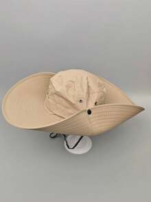 1pc Unisex Cowboy Hat, Versatile Bucket Hat, Foldable For Spring/Summer Outdoor Activities, Sun Protection, Hiking, Quick-Dry Sun Hat - Cowboy Hat - View 11