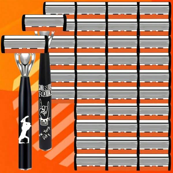 Dao cạo râu nam nữ 2026 với 6 lớp lưỡi chính xác & dải bôi trơn - Máy cạo mặt ôm sát đường nét cho râu, ria mép, lông cằm - Cho trải nghiệm cạo mượt mà, thoải mái - Lý tưởng cho màu be nhạt & cho quy trình chăm sóc diện mạo