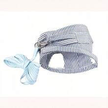 Plaid Pet Harness With Leash, Comfortable 4-Leg Suspender Design, Suitable For Ferrets, Rabbits, Hedgehogs And Guinea Pigs, Spring/Summer - Multicolor - View 10