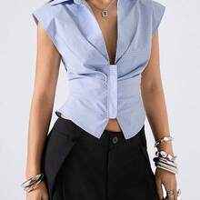 Women Blouses & Shirts - 橄欖綠 - 查看 5