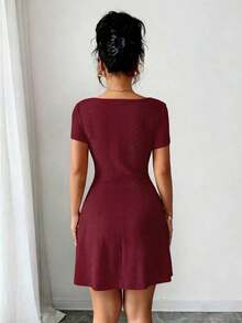 Women Midi Dresses - 波爾多 - 查看 7