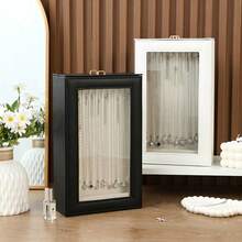 Hộp đựng trang sức 1 chiếc, hộp đựng dây chuyền 2 tầng, nắp trong suốt chống rối, hộp đựng bông tai, vòng tay, nhẫn, dây chuyền, hộp trưng bày trang sức màu trắng thanh lịch dành cho nữ, quà tặng sinh nhật, Ngày lễ tình nhân, Ngày của Mẹ, hộp đựng trang sức. - Nhiều màu - Xem 9