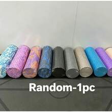1pc High Density Foam Solid Roller Massager, Deep Tissue, Relax Back And Leg Muscles, Designed For Muscle Massage Release, Fascia Trigger Point Release, Sports, Yoga, Pilates And Stretching, Muscle Massage - Multicolor - View 15
