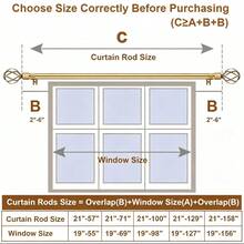 1 Set Heavy Duty Adjustable Curtain Rod, Fits 21-158 Inch Windows, With Twisted Decorative Cage Finish, Gold Curtain Rod With Brackets, Suitable For Windows And Shower Curtains, Home Decor, Bedroom Curtains, 5/8" Diameter Curtain Rod - Gold - View 6