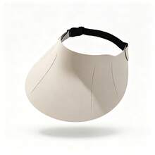 1pc Seamless Integrated Sun Protection Visor Hat, With Widened Brim For UV Protection, Breathable And Non-Sweaty Sun Hat, The First Choice For Holiday Gifts, Valentine's Day Present, Mother's Day Gift, Anniversary Present, Suitable For Short Trips, Camping, Driving, And Commuting, Sun Protection Gear, And A Stylish Accessory - 淺灰色 - 查看 4