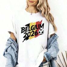 Classic Ivory World Cup 2026 Fan Shirt, Football Lover's Shirt With Ivory Flag, 2026 World Cup Fan Shirt, Gift For The Ivory National Team. Size, Summer Tops. Suitable As A Gift. Women's T-Shirt. Elegant Blouses. Boho Chic. Exquisite Printed T-Shirt. Summer Tee - 白色 5 - 查看 7