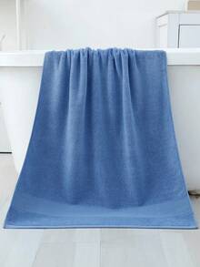 1 pieza Toalla de baño de algodón puro azul medio o Toalla pequeña de cocina o Toalla pañuelo, absorbente de agua y de secado rápido, adecuada para hombres y mujeres todo el año, adecuada para baño, hotel, viaje, regalo de festival, barbería, hogar - azul medio - Ver 8