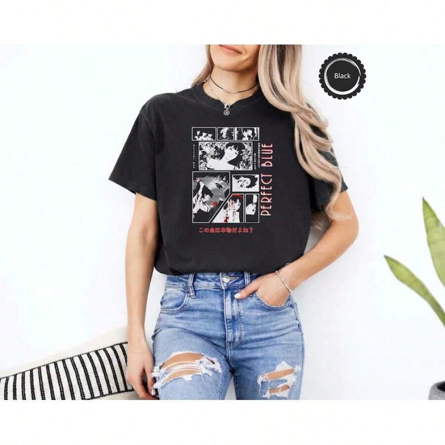 Women T-Shirts - Black - View 1