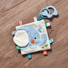 Mainan Gajah Edukasi Dini untuk Bayi, Tahan Sobek, Dilengkapi Gigitan, Desain Jepit untuk Mencegah Hilang, Interaksi Orang Tua-Anak, Pengenalan Hewan Kartun, Hadiah Sensorik Multifungsi - MultiWarna - View 10