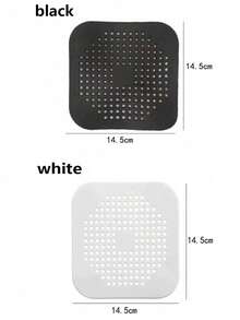 1/3 cái dụng cụ lọc tóc bằng silicon, có giác hút, nắp cống vuông, thích hợp cho vòi sen, bồn rửa, cống thoát sàn, lọc tóc, dùng cho phòng tắm, bồn tắm, nhà bếp, trang trí phòng tắm, mùa tựu trường. - Nhiều màu - Xem 20