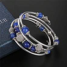 Women Charm Bracelet - Navy Blue - View 5