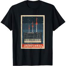 Vintage Soviet Synthesizer - Analog USSR T-Shirt T-Shirt - Black - View 1