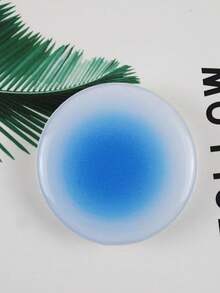 1pc Round Solid Color Gradient Bubble Phone Stand, Creative Slouchy Desk Telescopic Foldable Phone Holder With Adhesive Stretchy Support - Multicolor - View 12