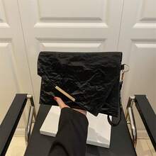 Bolso de mano moderno y versátil para mujer, estilo casual elegante con un toque de alta gama, bolso de hombro estiloso ideal para ir de compras, bolso de mujer de alta calidad con diseño exclusivo 2026, bolso bandolera de hierro versátil y elegante, bolso tipo sobre a la moda, bolso cuadrado pequeño. - Verde - Ver 4