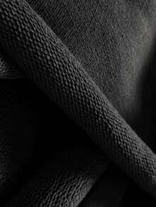 Men's French Terry Hooded Zip-Up Sweatshirt, Finished With Ribbed Cuffs And Hem, Available Sizes XS–8XL, Perfect For Spring, Summer And Fall - Black - View 3