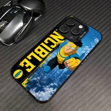 Vuelo de superhéroe amarillo azul invenciblefunda de teléfono Fundas compatibles con ,Apple,VIVO,OPPO,,, y Honor.Fabricadas en silicona TPU,ofrecen protección contra golpes y caídas.regalos para mamá - Negro - Ver 1