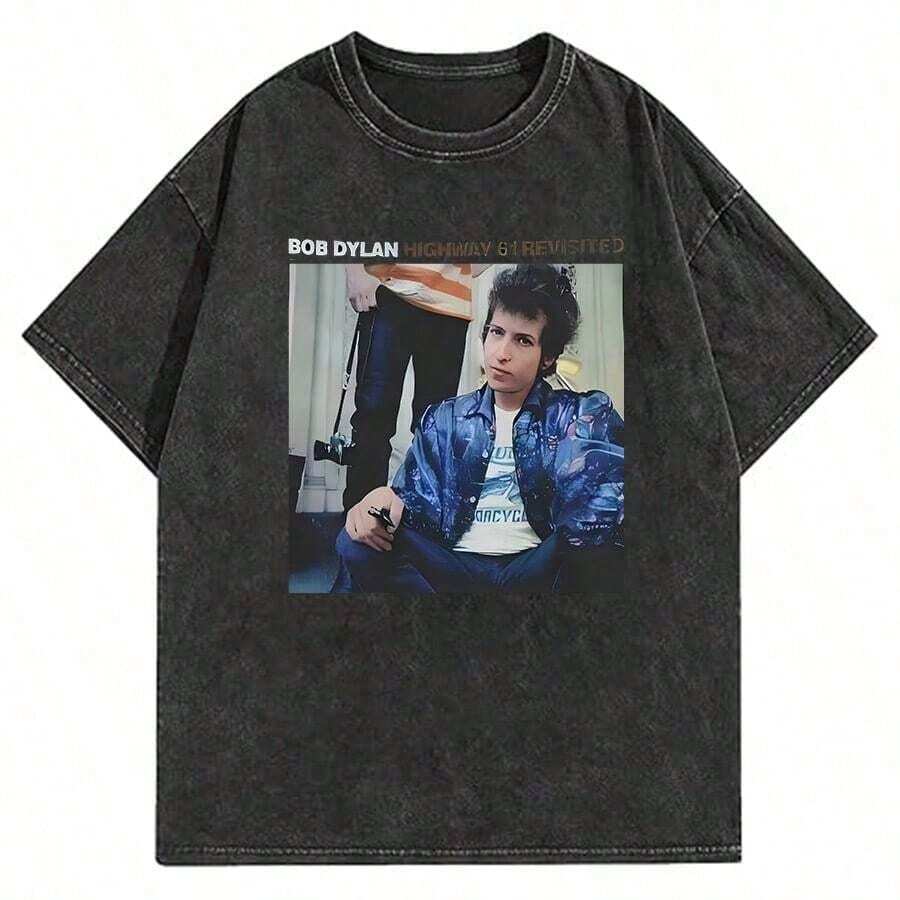 Retro 100% Cotton T-Shirt For Men And Mature Women, Harajuku Style, Short Sleeve, With The Phrase 'I Am Fernando Alonso' - 黑色 28 - 查看 1