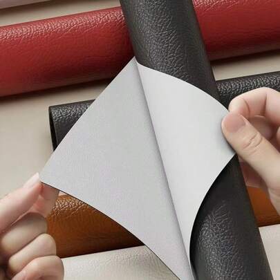 1 miếng vá da nhân tạo - Miếng vá vải giả da tự dính, thích hợp cho ghế sofa và ghế tựa, sửa chữa nhanh chóng các lỗ và vết rách, màu nâu, dễ dán, có thể dùng để sửa chữa ghế xe hơi, sửa chữa đồ nội thất, thiết kế thời trang, dễ sử dụng.