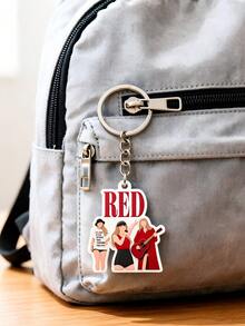 asmodee Cute New Singer Metal Keychain Pendant. Decorative Accessory For Bags, Car Accessories, Couples' Pendants, Acrylic Keychains, Car Rearview Mirror Decorative Pendants, Decorative Bags, Backpack Pendants, Clothing Pendants, Fashionable Accessories. Gift For Relatives And Friends. - Multicolor - View 6