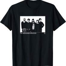 The Neighbourhood Standing Photo T-Shirt - Hitam - View 1